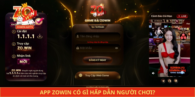 App Zowin có gì hấp dẫn người chơi?
